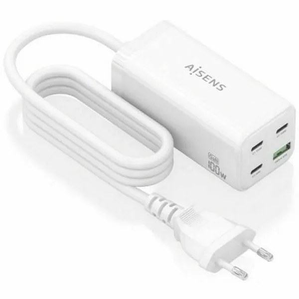 Seinalaadija Aisens GAN Valge 100 W