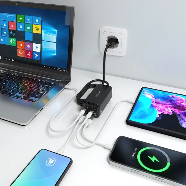 Seinalaadija Aisens GAN Must 100 W