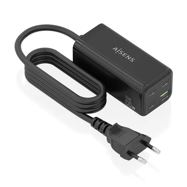 Seinalaadija Aisens GAN Must 100 W