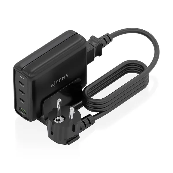 Sieninis įkroviklis Aisens GAN Juoda 140 W 50 W