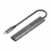 USB-разветвитель Aisens USB-C DOCK 5 EN 1 GRIS Серый 100 W