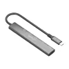USB-разветвитель Aisens USB-C DOCK 5 EN 1 GRIS Серый 100 W