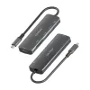 USB Centrmezgls Aisens USB-C DOCK 6 EN 1 GRIS Pelēks 100 W