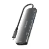 USB Centrmezgls Aisens 7 EN 1 Pelēks 100 W