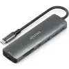 USB šakotuvas Aisens 7 EN 1 Pilka 100 W