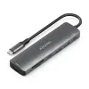 USB šakotuvas Aisens 7 EN 1 Pilka 100 W