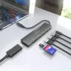 USB šakotuvas Aisens 7 EN 1 Pilka 100 W