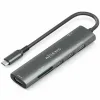 USB Centrmezgls Aisens 7 EN 1 Pelēks 100 W