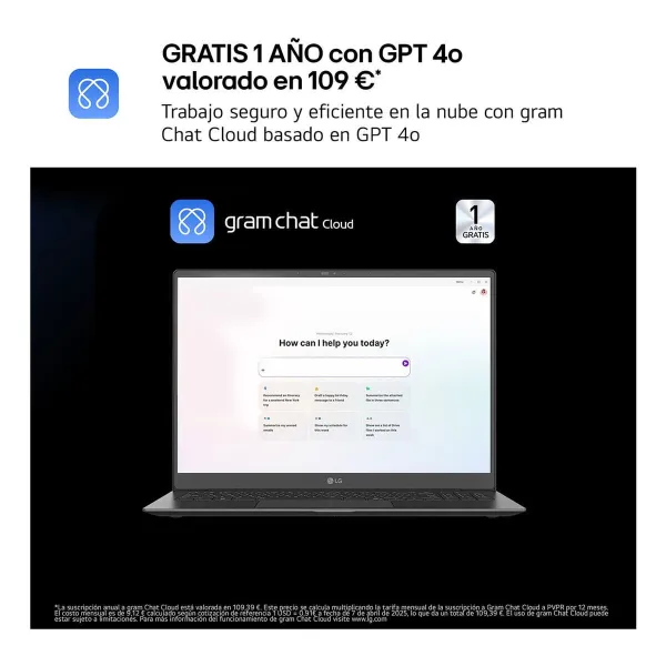 Ноутбук LG 16Z90TS-G.AU99B 16" 32 GB RAM 1 TB SSD