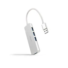 USB-разветвитель NANOCABLE 10.16.4602 Серебристый