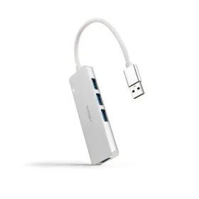 USB-разветвитель NANOCABLE 10.16.4602 Серебристый