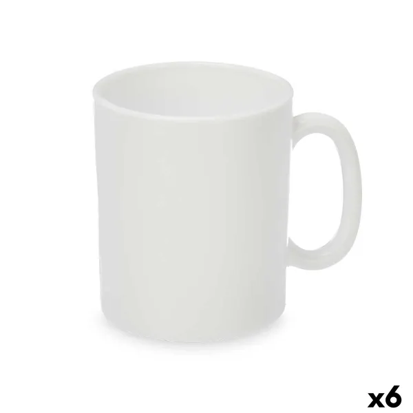 Puodelis Vivalto Balta 280 ml (6 vnt.)