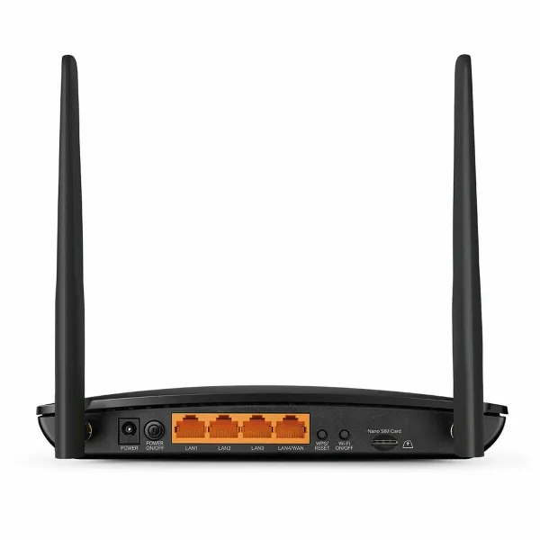 Maršrutizatorius TP-Link MR500 Balta Juoda Wi-Fi 5 GHz RJ45 Ethernet LAN