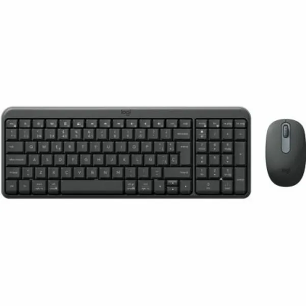 Klaviatūra ir pelė Logitech 920-013543 Grafito QWERTY