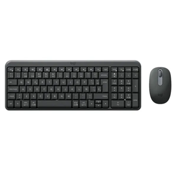 Klaviatūra ir pelė Logitech 920-013543 Grafito QWERTY