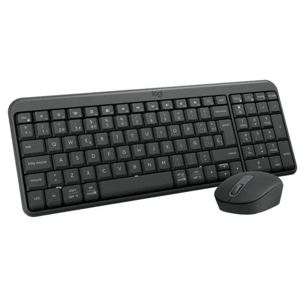 Klaviatūra ir pelė Logitech 920-013543 Grafito QWERTY