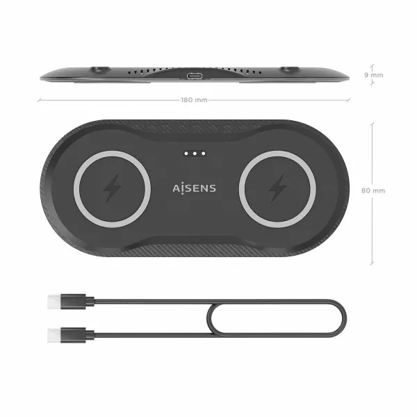 Belaidis kroviklis Aisens ASCH-15W2WC060-BK Juoda 50 W