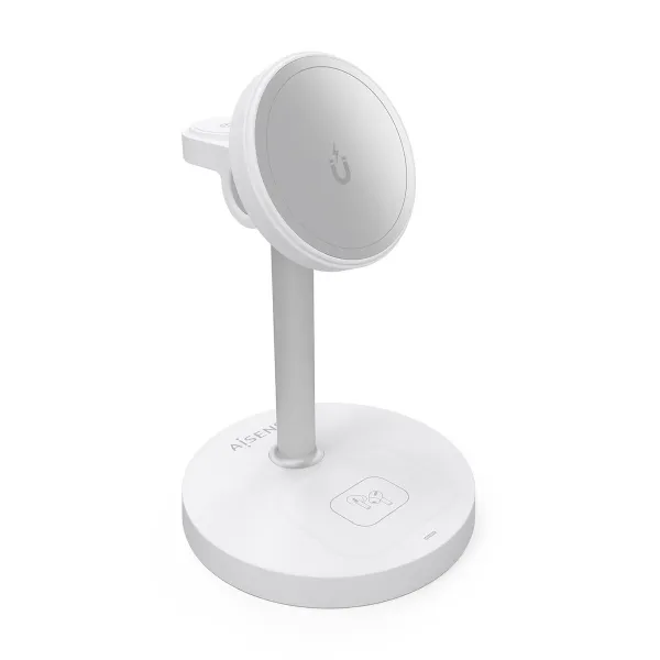 Belaidis kroviklis Aisens USB-C 3IN1 15WACCS Balta 15 W 50 W