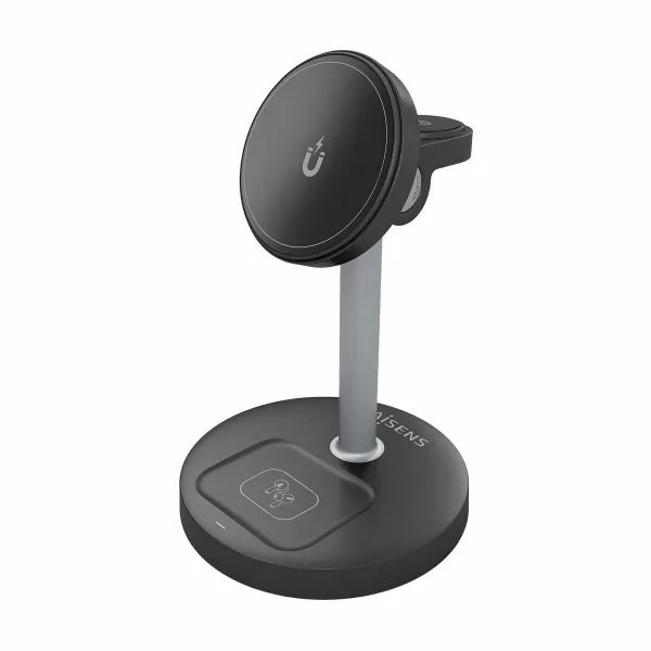 Belaidis kroviklis Aisens USB-C 3IN1 15WACCS Juoda 15 W 50 W