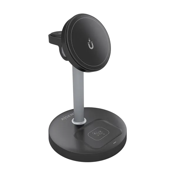 Belaidis kroviklis Aisens USB-C 3IN1 15WACCS Juoda 15 W 50 W