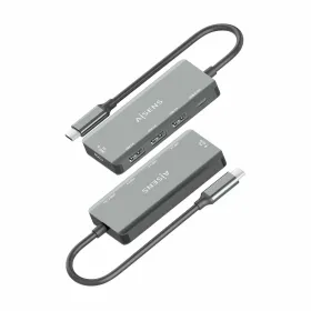USB-разветвитель Aisens CPNT Серый 100 W