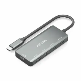 USB-разветвитель Aisens CPNT Серый 100 W 50 W