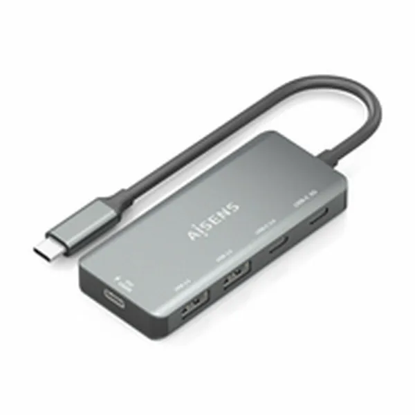 USB-разветвитель Aisens CPNT Серый 100 W 50 W