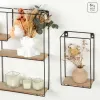Riiulid Max Home Raud Puit MDF (2 Ühikut)