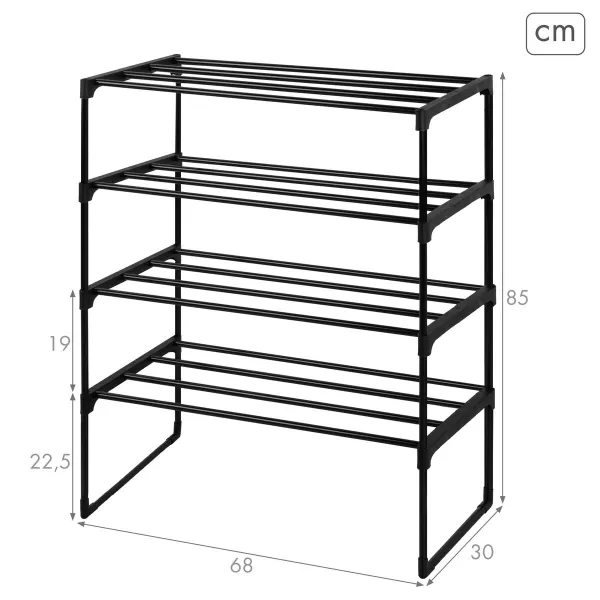 Shelves Max Home Metal (4 Units)