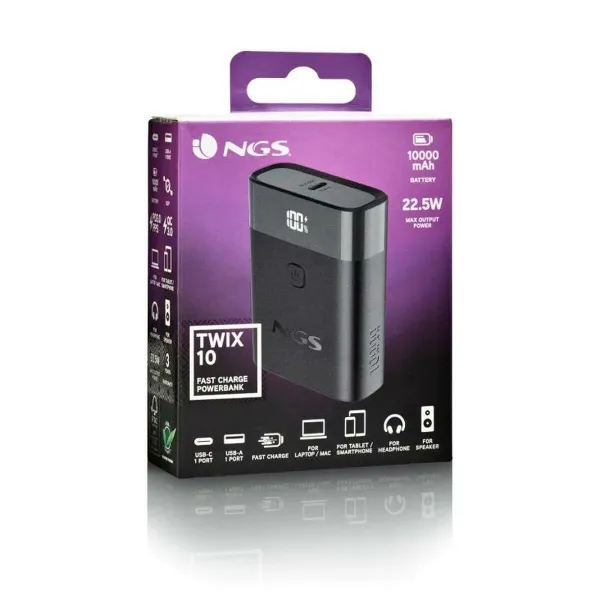 Powerbank NGS TWIX10 10000 mAh Juoda