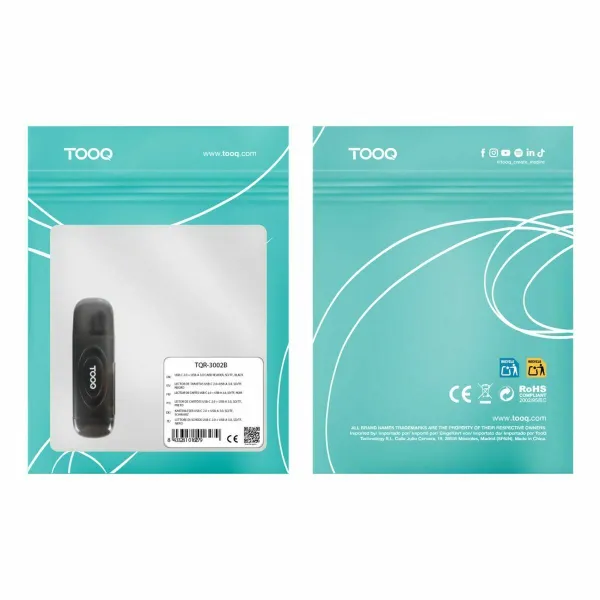 Karšu lasītājs TooQ TQR-3002B Melns