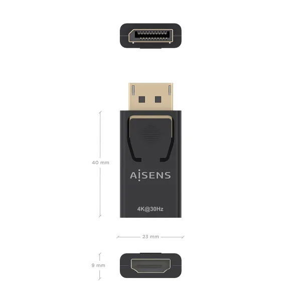 DisplayPort – HDMI adapteris Aisens A125-0949 Juoda