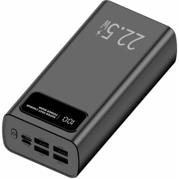 Powerbank LEOTEC LEPOW30W22K Juoda 30000 mAh