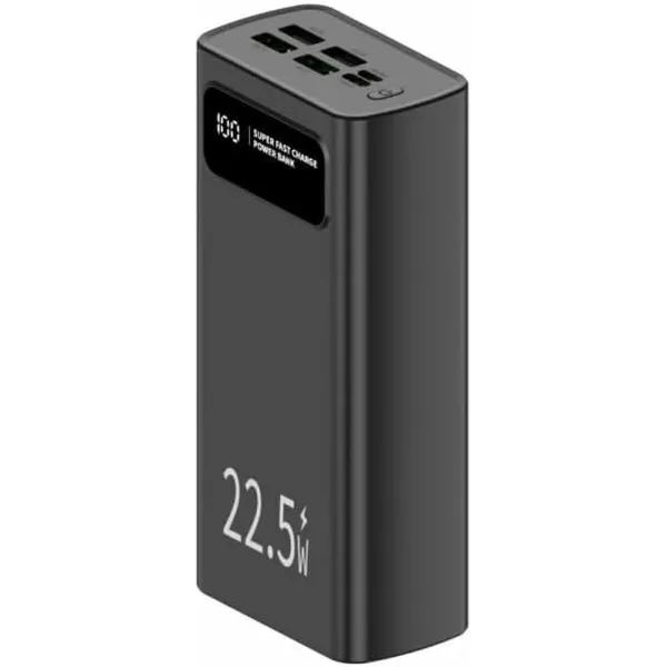 Powerbank LEOTEC LEPOW30W22K Juoda 30000 mAh