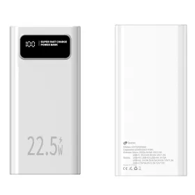 Powerbank LEOTEC LEPOW30W22W Balts 30000 mAh