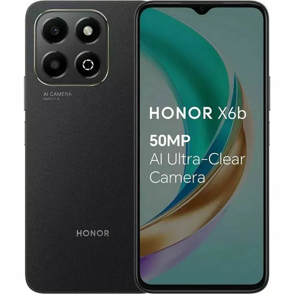Išmanusis Telefonas Honor X6B 6,56" MediaTek Helio G85 4 GB RAM 128 GB Juoda