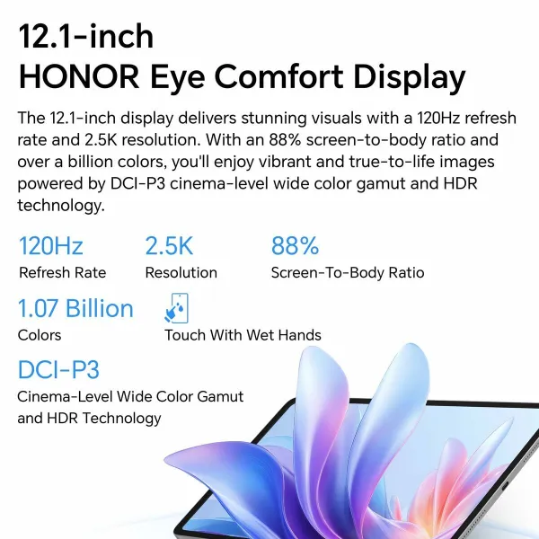 Tablet Honor 5301ANNU 12,1" Octa Core 8 GB RAM 256 GB Grey
