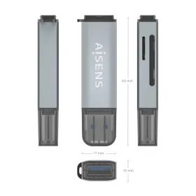 Kortinlukija Aisens ASCR-2A09-GR Harmaa