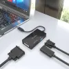 USB-C uz VGA/HDMI/DVI Adapteris Aisens A109-0954 Melns 15 cm