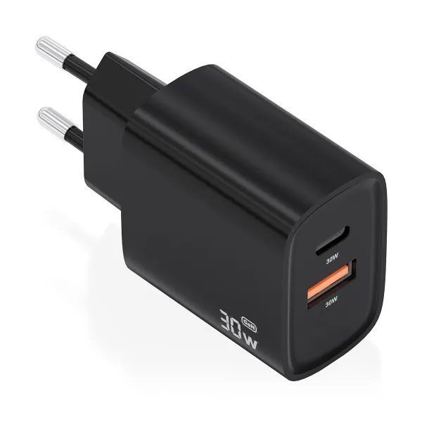 Sieninis įkroviklis Aisens A110-0953 Juoda 30 W