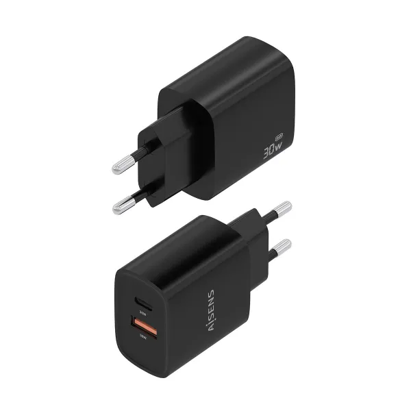 Sieninis įkroviklis Aisens A110-0953 Juoda 30 W