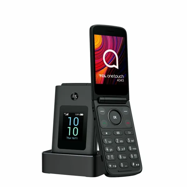 Mobilusis telefonas vyresnio amžiaus žmonėms TCL 4043 2,8" 512 MB RAM Tamsiai pilka