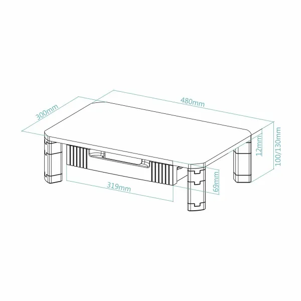 TV-teline TooQ TQMMPD02 20 kg