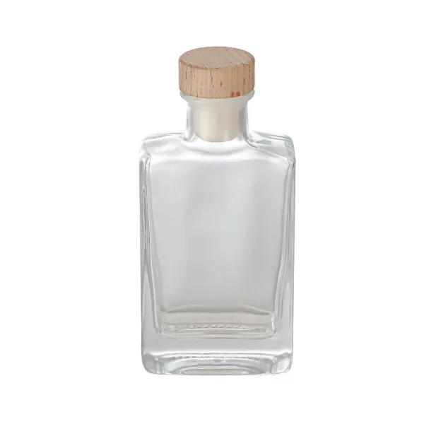 Glass Bottle La Mediterránea Glass Rectangular 100 ml (24 Units)