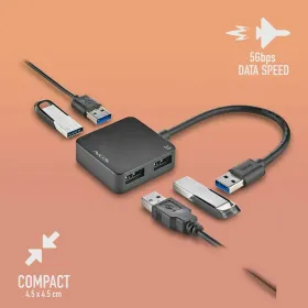 Вспомогательный стол MobleKit Белый Коричневый 40 x 30 x 60 cm Деревянный Металл (3 штук)