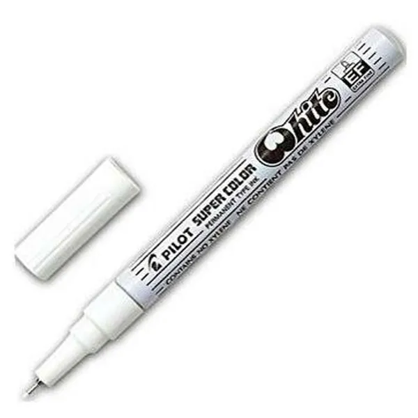 Permanentais marķieris Pilot Balts (12 gb.)