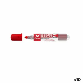 Whiteboard marker Pilot V Board Master Red Whiteboard Rechargeable (10 Units)