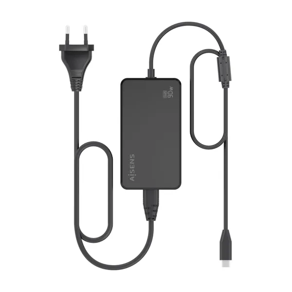Сетевое зарядное устройство Aisens ASCH-1PD90D069-BK 90 W Чёрный