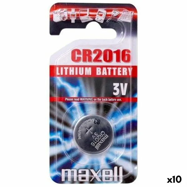 Liitium Nööppatarei Maxell 3 V (10 Ühikut)