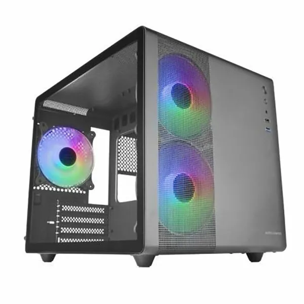 ATX Semi-tower Korpus Mars Gaming MC400 Valge Must